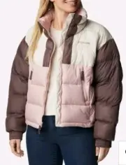 Columbia Pike Lake II Cropped Omni-Heat Puffer Jacket Womens Size-1X