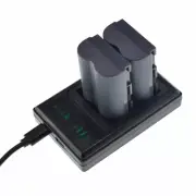 2x 1600mAh Battery +LCD Charger for Canon BP-511a BP-511 EOS 10D 20D 30D 40D 50D