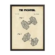 [Namly Design] Patent Drawing Poster - TIE Fighter