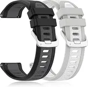 [VINIUSIKI] 20MM Quick Release Band Compatible with GARMIN Forerunner55 / Vívoactive 5 / Forerunner 165 Music / 245 Music /645 Music/Vivoactive 3 Music