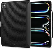 SPIGEN Enzo Aramid Case for iPad Pro 13 Inch M4 Case with Apple Pencil Holder, Built-in Magnet Magic Ready Technology Keyboard Compatible Aramid Fiber Cover - Black