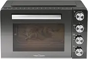 Proficook PC-MBG1277-Black Multifunction Oven 30L Convection, Upper/Lower Heat, Rotating Spindle, Pizza Stone Ø30cm, Timer 60min, Temperature Adjustment 100-230°C, Accessories Included