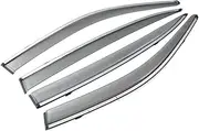 Car Window Visor Compatible for VW Golf 7 MK7 GTE GTD Compatible for GTI R 2014 2015 2016-2020 Deflectors Window Rain Guard Weathershield Sun Rain Guard