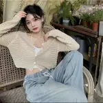 【CUT & SEW】淑女針織外套/排釦造型/附罩杯小可愛[43475]