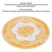 (Type 04)2PCS 20x20cm Table Mats Gold Placemats Coffee Cup Mat Coaster