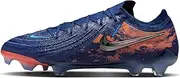 [Nike] Phantom GX 2 Elite Erling Haaland FG Low-Top Soccer Cleats (HF6361-400, Blue Void/Chrome)