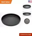 Non-Stick Pizza Pan - Retains Oil for Buttery Flavor - Chewier Crust - 10 inch