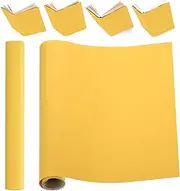 uxcell 40"x16" Bookbinding Cloth, Linen Book Cover Bookbinding Repair Cloth Book Binding Cloth for Bookbinding Book Arts Sewing DIY Craft, Yellow
