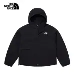 【THE NORTH FACE】TNF 風衣外套 防潑水連帽 W TNF EASY FZ WIND JACKET - AP 女 黑(NF0A83T9JK3)