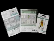 SPELLBINDERS GLIMMER FOIL PLATES AND COLOR YOUR WORLD BUTTERFLY PAINT BRUSH DIE