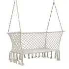 Hammock Chair Outdoor Portable Camping Hammocks 2 Person Cream Relaxing Sw CREAM