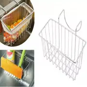 Easy Cleaning Kitchen Sink Caddy Tidy Storage Holder Basket Rack Stainless Steel