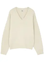 Totême Wool and Cashmere-blend Jumper - Cream - S (UK8-10 / S) S (UK8-10 / S)
