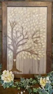 Love Doves Tree Guest Book Puzzle