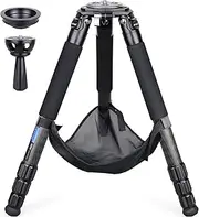 Carbon Fiber Tripod Heavy Duty Bowl Tripod ARTCISE AS90C Camera Tripod Ultra Stable Carbon Tripod Stand with 75mm Bowl and Adapter 10 Layers Carbon Fiber 40mm Leg Tube Max Load 88 Lbs/40kg