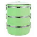 Thermal Lunch Box Stackable Lunchbox Stainless Steel Container Travel