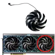 For PALIT RTX4070tiS 4080 4090GameRock Graphics Card Cooling Fan w/metal Label