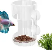 Nuyhadds Aquarium Fish Food, Fish Back Hose, Fish Tube, Food Dispenser with Suction Cup - Clear Feeding Supplies, Food Holder Bowl, Turtle Shrimp Tank Accessories