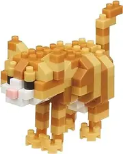 nanoblock - Cat Breed (Tabby Cat) [Cats], Collection Series Building Kit, Multicolor, 130