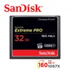 SanDisk Extreme Pro CF 32GB 記憶卡 160MB/S (公司貨)