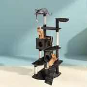 193cm i.Pet Cat Tree Tower Scratching Post Scratcher Condo House Trees Grey