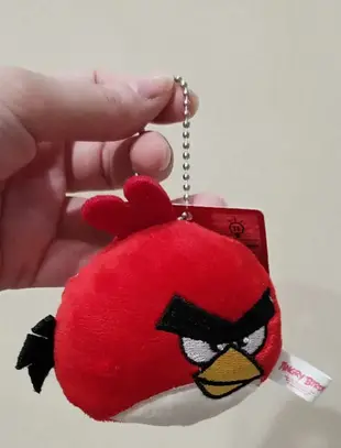 （全新）憤怒鳥 ANGRY BIRDS 絨毛吊飾 珠鍊吊飾 包包掛飾