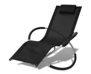 Loungers Outdoor Geometrical Sun Lounger Steel