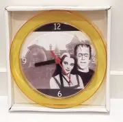 The Munsters 7" Gold novelty wall/desk clock Brand New