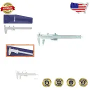 Stainless Steel Vernier Caliper 0-5" Range with Four-Way Measurement Flexibility