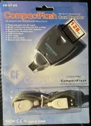 FACTORY SEALED! CP Technologies Compact CR-V7-UC Flash Card Reader - NEW!