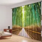 Forest Tiger Poison 3D Curtain Blockout Photo Printing Curtains Drape Fabric