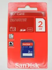 NEW SanDisk 2GB SD Camera Memory Card