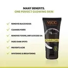 VLCC 7X Ultra Whitening and Brightening Charcoal Peel Off Mask, 100gX2 packs