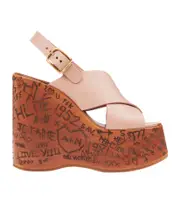 Chloé Maxime Wedge Sandals 35,36,37,38,39,40,41 Blush pink