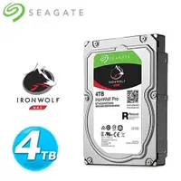 在飛比找蝦皮商城優惠-Seagate 那嘶狼【IronWolf Pro】4TB 3