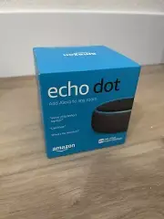Amazon Echo Dot Smart Speaker 3rd Generation Charcoal * BRAND NEW SEALED *