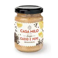 在飛比找樂天市場購物網優惠-義大利CASA MILO 黑胡椒起司麵醬 ，使用優質橄欖油、