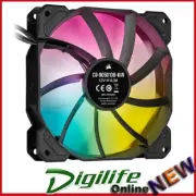 Corsair Black SP120 RGB ELITE, 120mm RGB LED PWM Low Noise, High CFM Fan