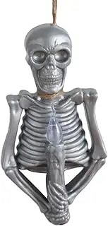 Halloween Lighted Skeleton, Halloween Skeleton Decorations, Home Porch Yard Skeleton Decorations for Halloween Indoor Decor