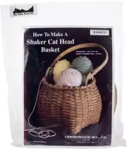 Commonwealth Basket Blue Ridge Basket Kits-Shaker Cat Head 10"X7.5"