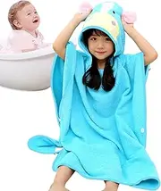Hooded Towels for Kids, Cotton Kids Hooded Bath Towel, Quick-Dry, Water Absorption, Outdoor Supplies for Hot Spring Summer Pool Shower Surf