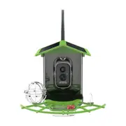 Bird Feeder with Camera, AI Birds Identification, Solar Powered, Live View, Instant Alerts, Capture Bird Videos, 2K HD Camera