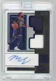 2019-20 Panini One And One Blue MIKE CONLEY Dual Patch Auto #d 25/49 Utah Jazz