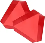 2pcs Reflective Triangle Slow Moving Signs Safety Sign for Auto Easy Installation Self Adhesive High Vehicle