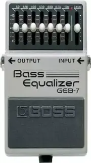 New BOSS Bass Equalizer GEB-7 Effector From Japan