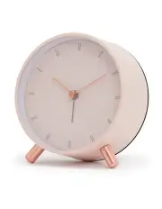 [One Six Eight London] Ellie Silent Alarm Clock in Blush