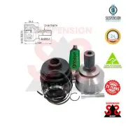 Front Axle Cv Joint Kit, Drive Shaft Suit MAZDA 3 2.3 SP23 (BK3P) 3 Saloon (BK) (for: Mazda)