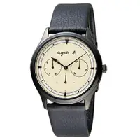 在飛比找樂天市場購物網優惠-送禮首選★agnes b.永恆皮帶時尚腕錶 VD75-KYF