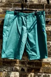 VOLCOM VMONTY SHORT MEN'S 38 JADE GREEN CLASSIC MODERN FIT, NEW ON SALE!