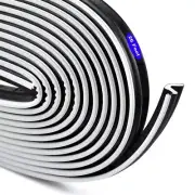 26ft Weather Stripping V-Shape PU Foam Seal Strip for Door/Window Frame Kerf